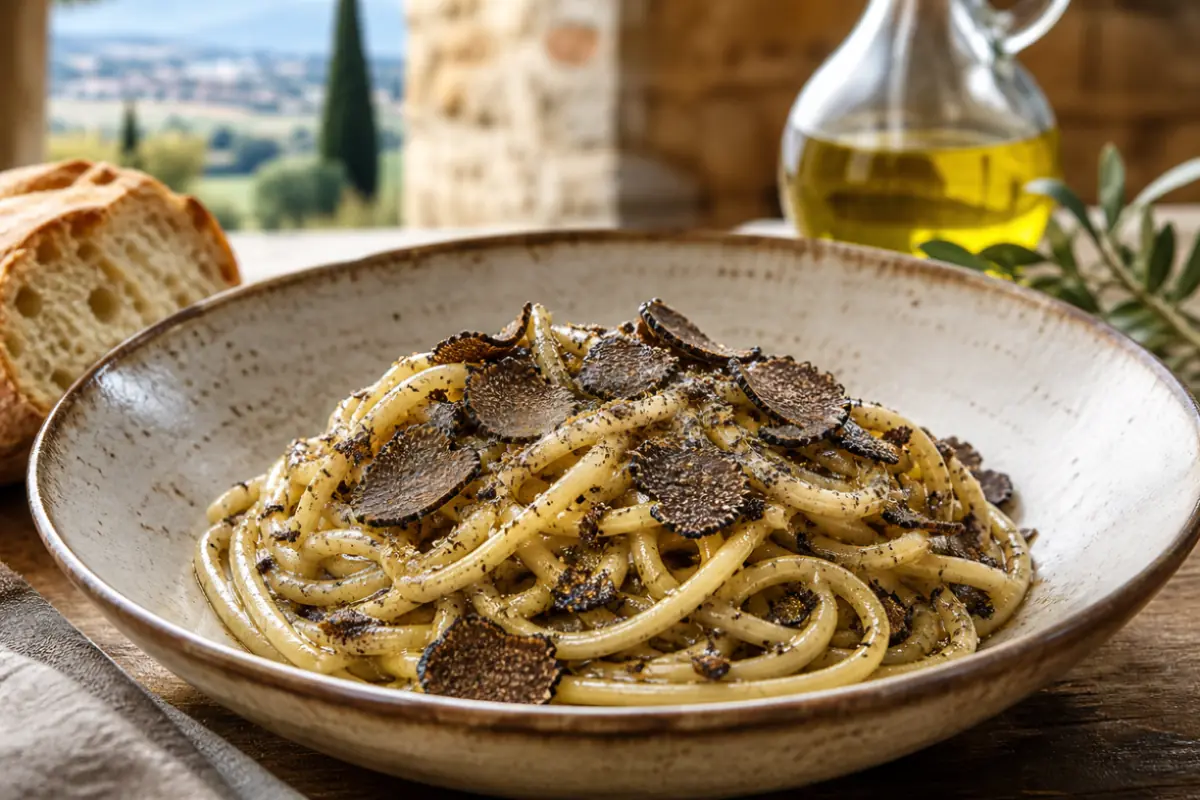 Strangozzi al tartufo nero