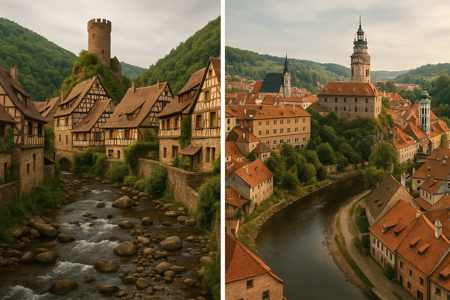 Borghi fiabeschi dell'Europa settentrionale: Kaysersberg, Český Krumlov e i labirinti medievali