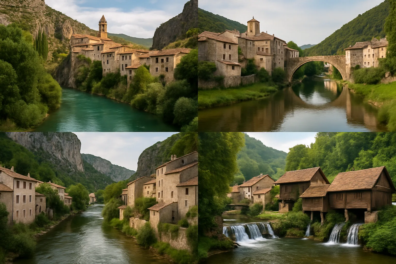 Fiumi e gole: i borghi scavati dall'acqua tra Spagna, Croazia e Svizzera