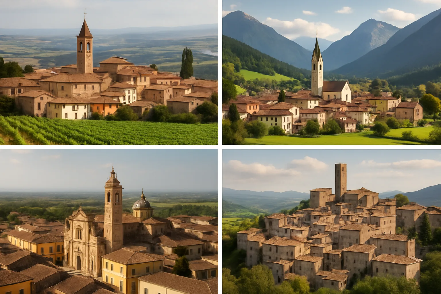 Borghi dell'Italia centrale e meridionale: villaggi tra barocco, vino e paesaggi lenti
