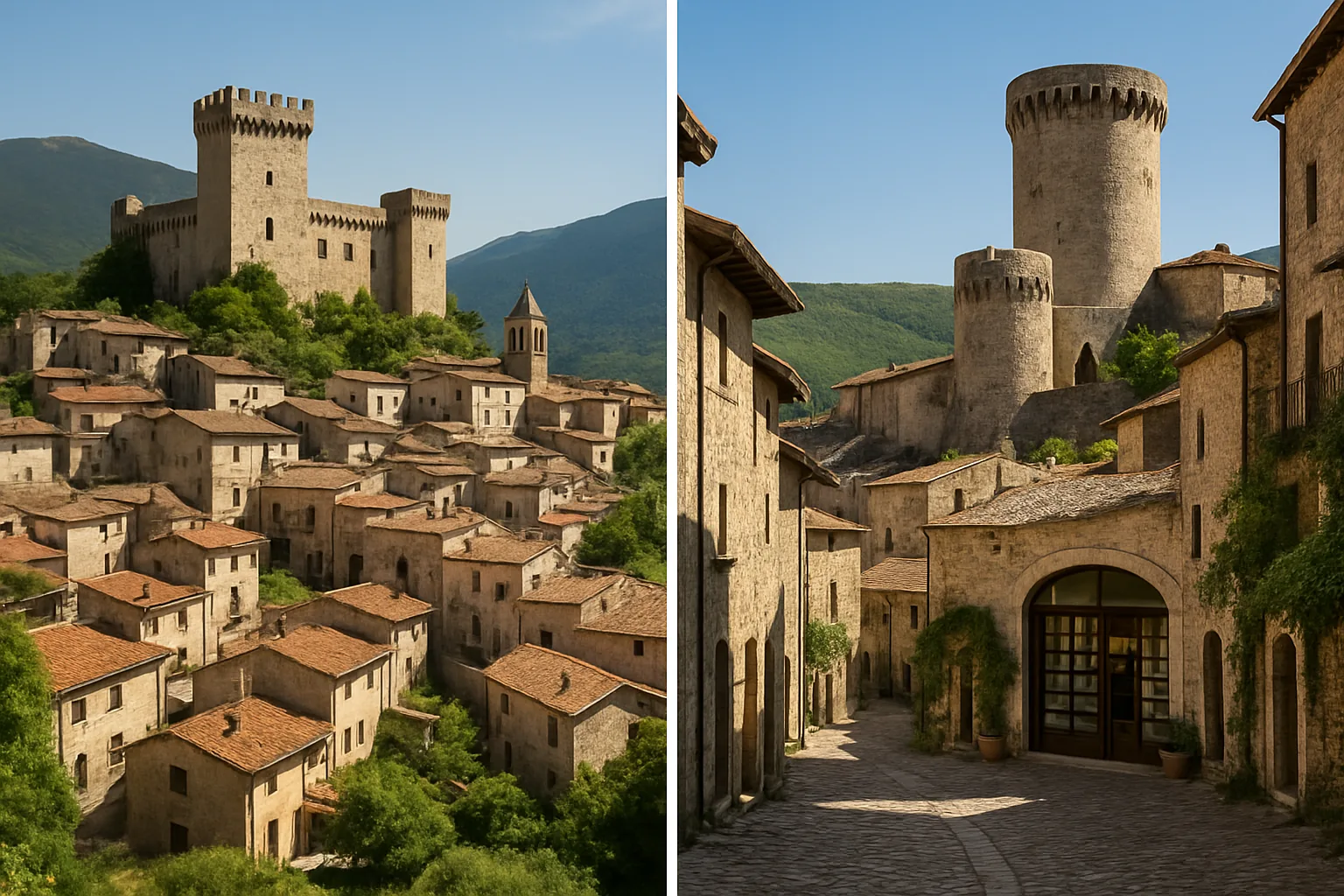 Borghi medievali d'Italia che rinascono: Gagliano Aterno nella Valle Subequana e Melfi tra cortili segreti e reperti