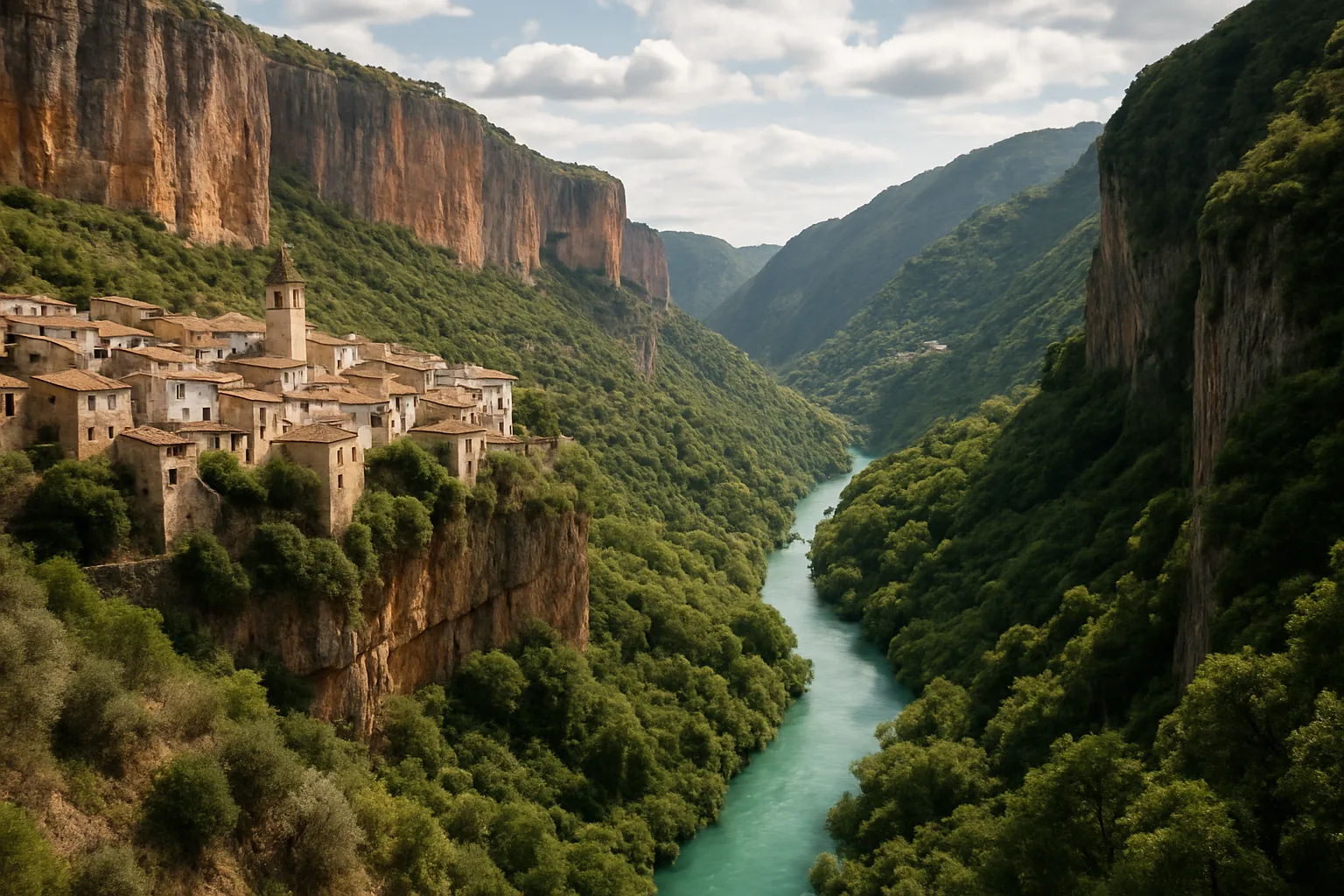 Gole e fiumi: borghi incastonati tra canyon e acque cristalline