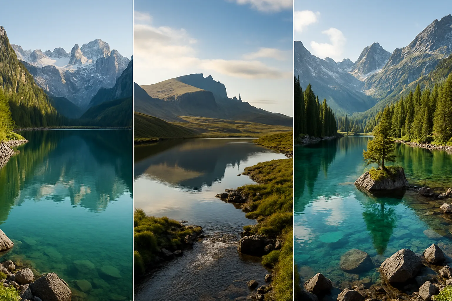 Paesaggi alpini e specchi d'acqua: tre mete europee dove la natura costruisce il racconto