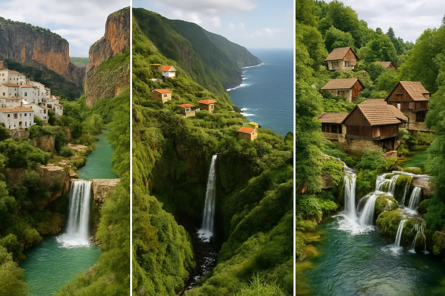 Dove l'acqua scrive il paesaggio: tre borghi plasmati da fiumi, gole e cascate